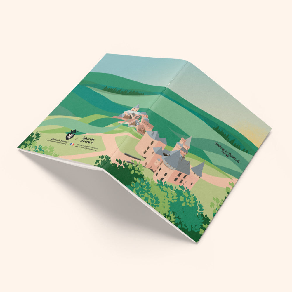 Carnet de dessins - illustration Château de Bonneval