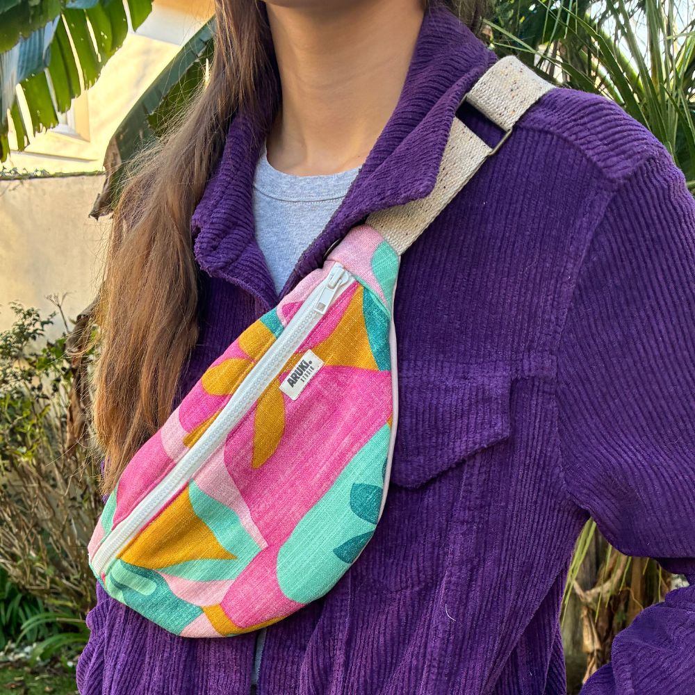 Sac banane BIKOLOR - Crazy rose