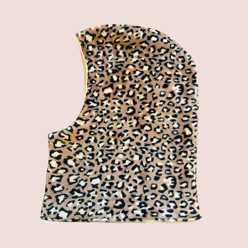 Cagoule réversible léopard